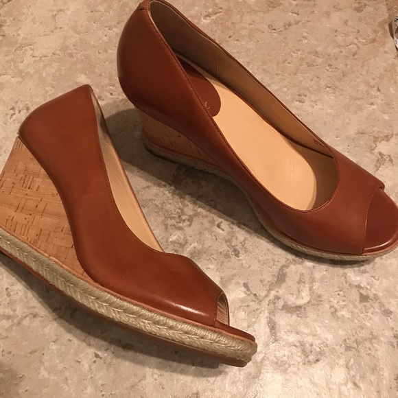 Cole Haan Shoes - COLE HAAN NWOT Leather Wedges with Nike Air Soles!